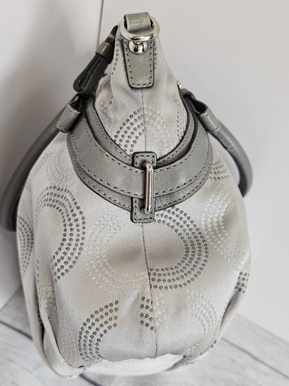 Coach Madison Dotted Op Art Sophia Satchel